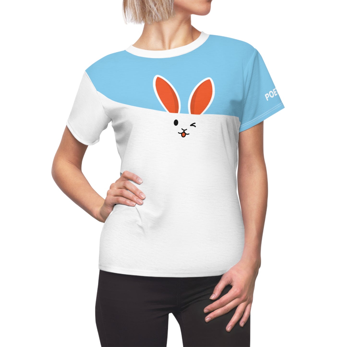 Women's 'Bad Bunny' Tee - Baby Blue