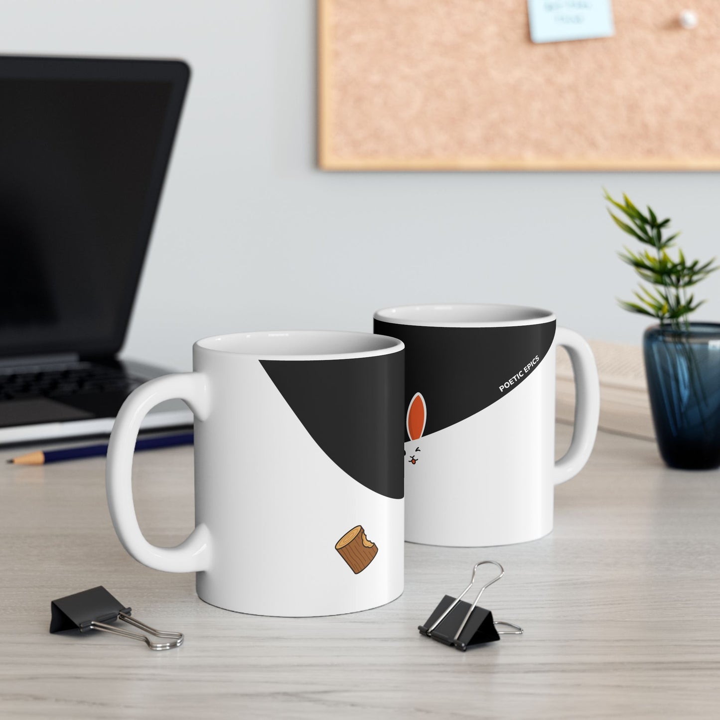 'Bad Bunny' Mug - Black
