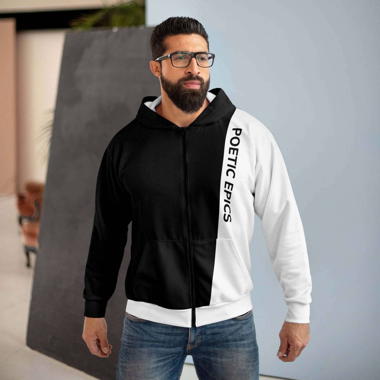 Unisex 'Slice' Hoodie - Black