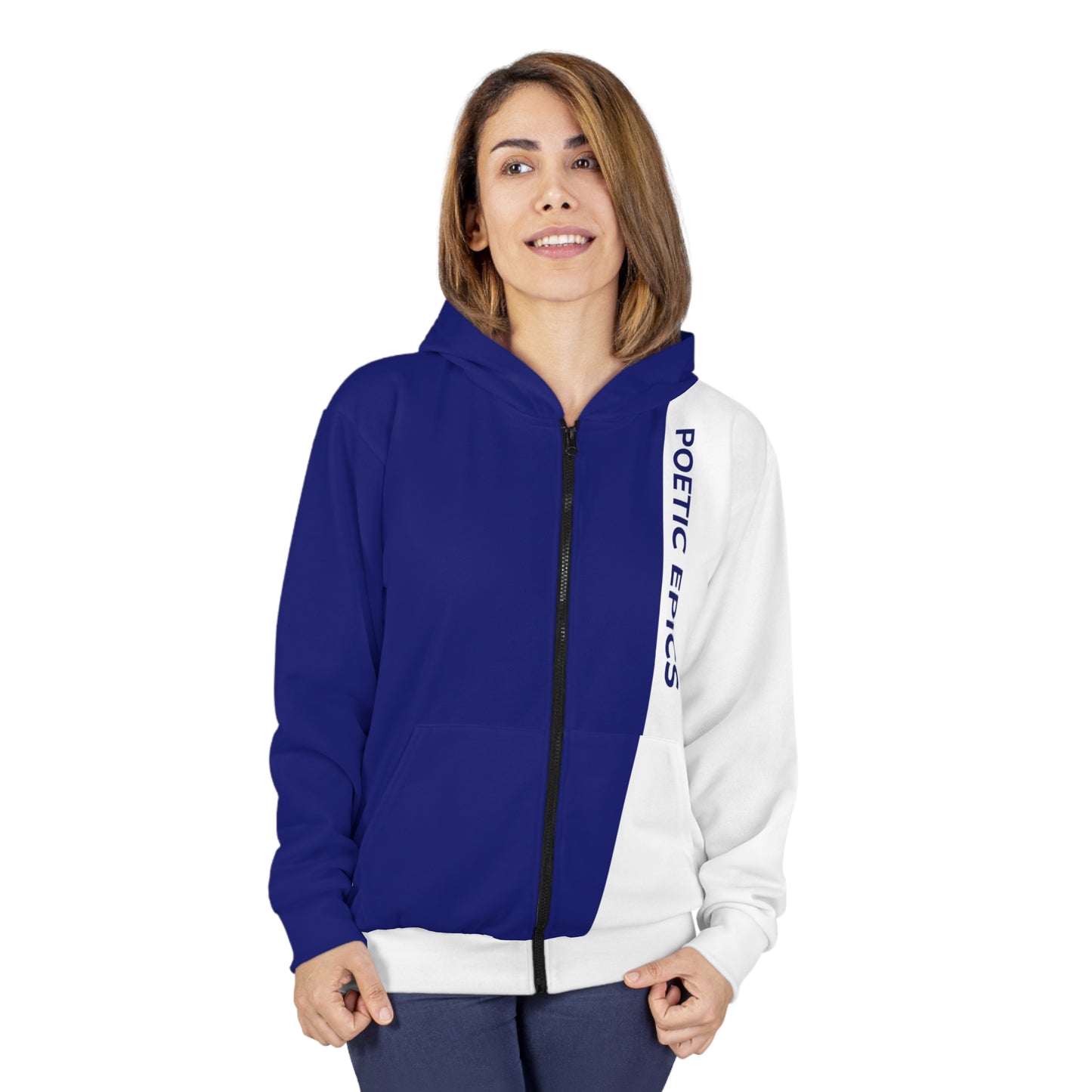 Unisex 'Slice' Hoodie - Blue-Violet