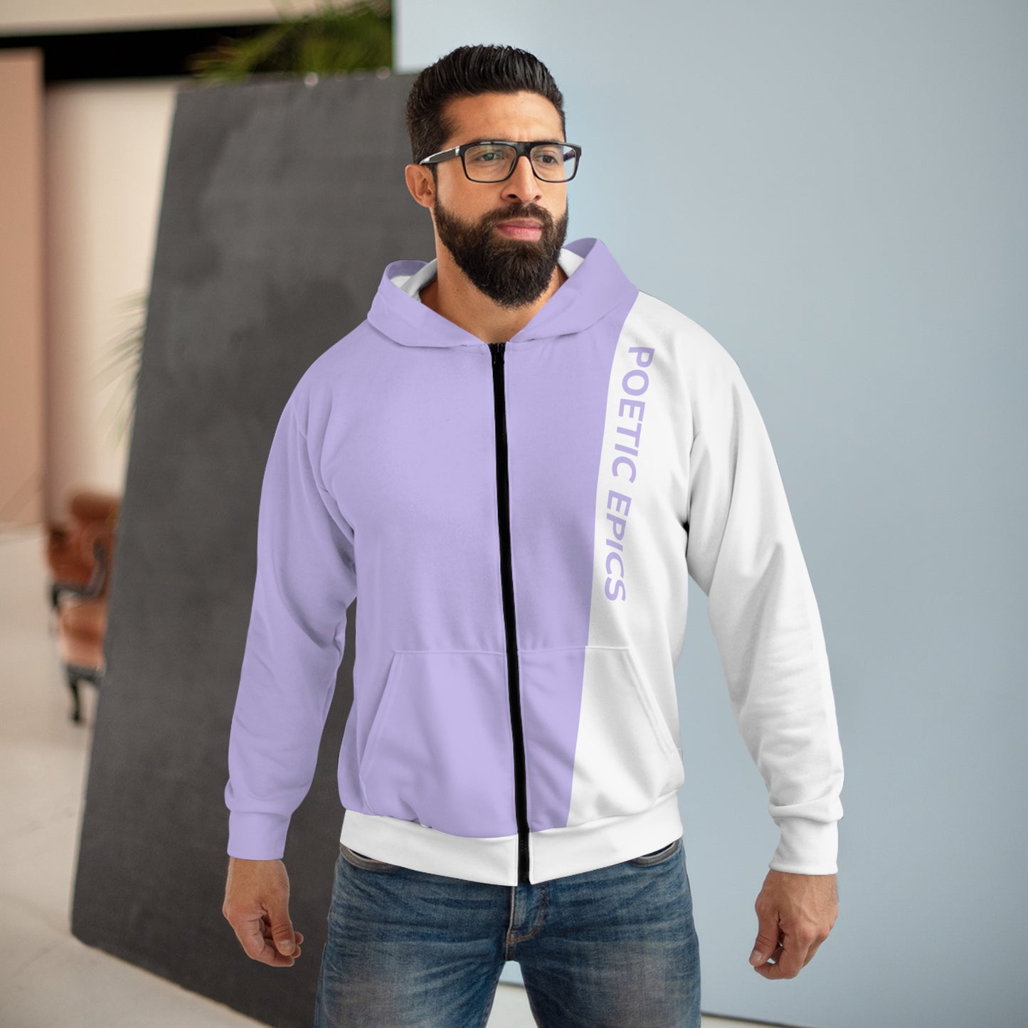 Unisex 'Slice' Hoodie - Lavender