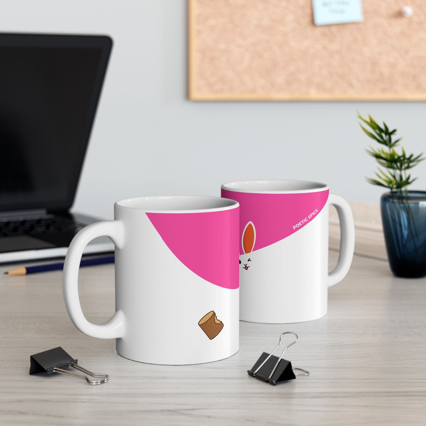 'Bad Bunny' Mug - Pink