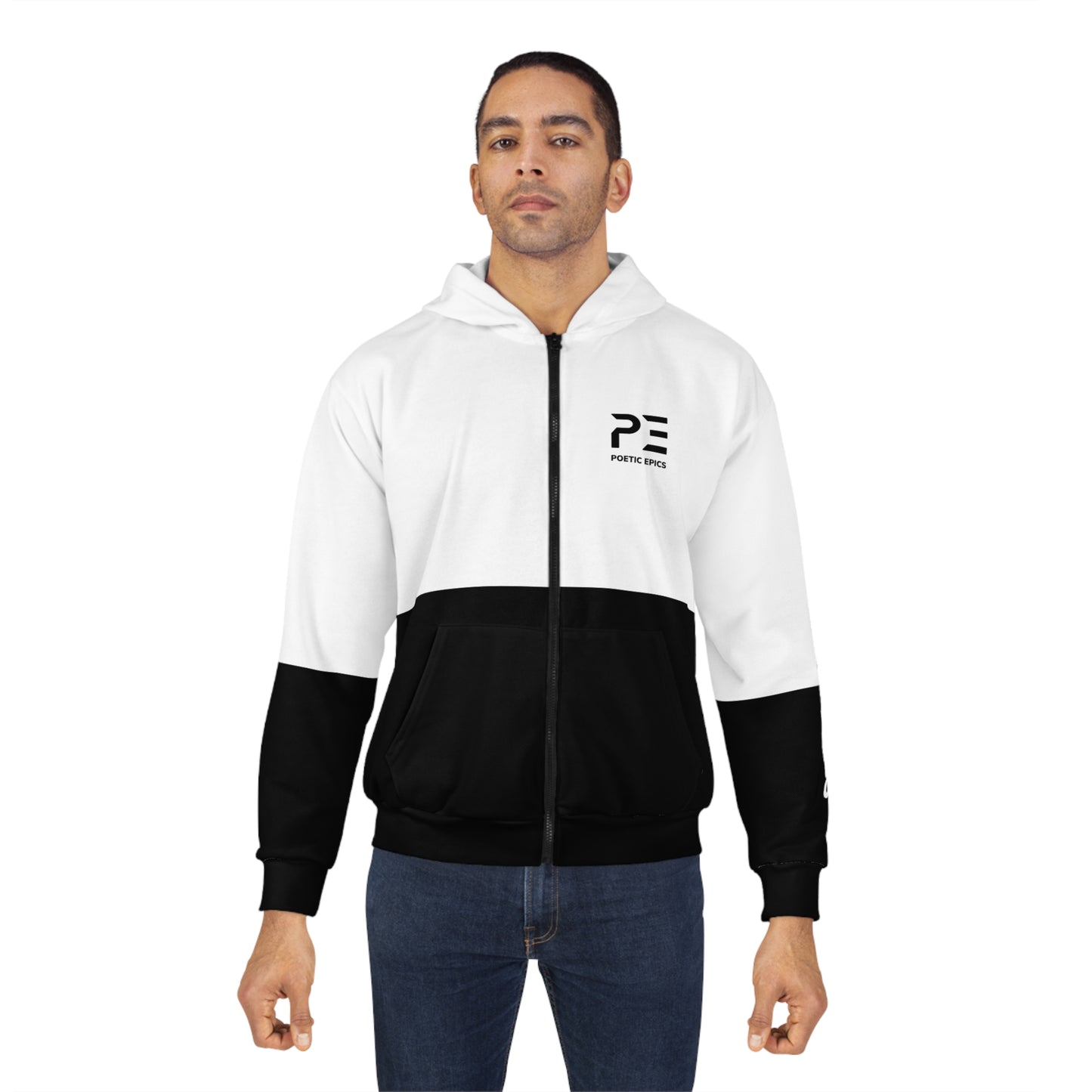 Unisex 'Dipped' Hoodie - Black