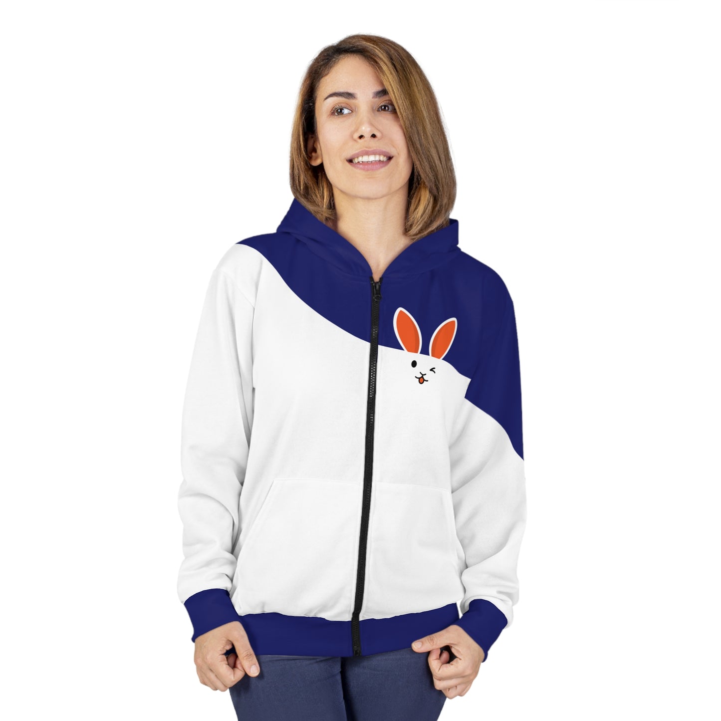 Unisex 'Bad Bunny' Hoodie - Blue-Violet