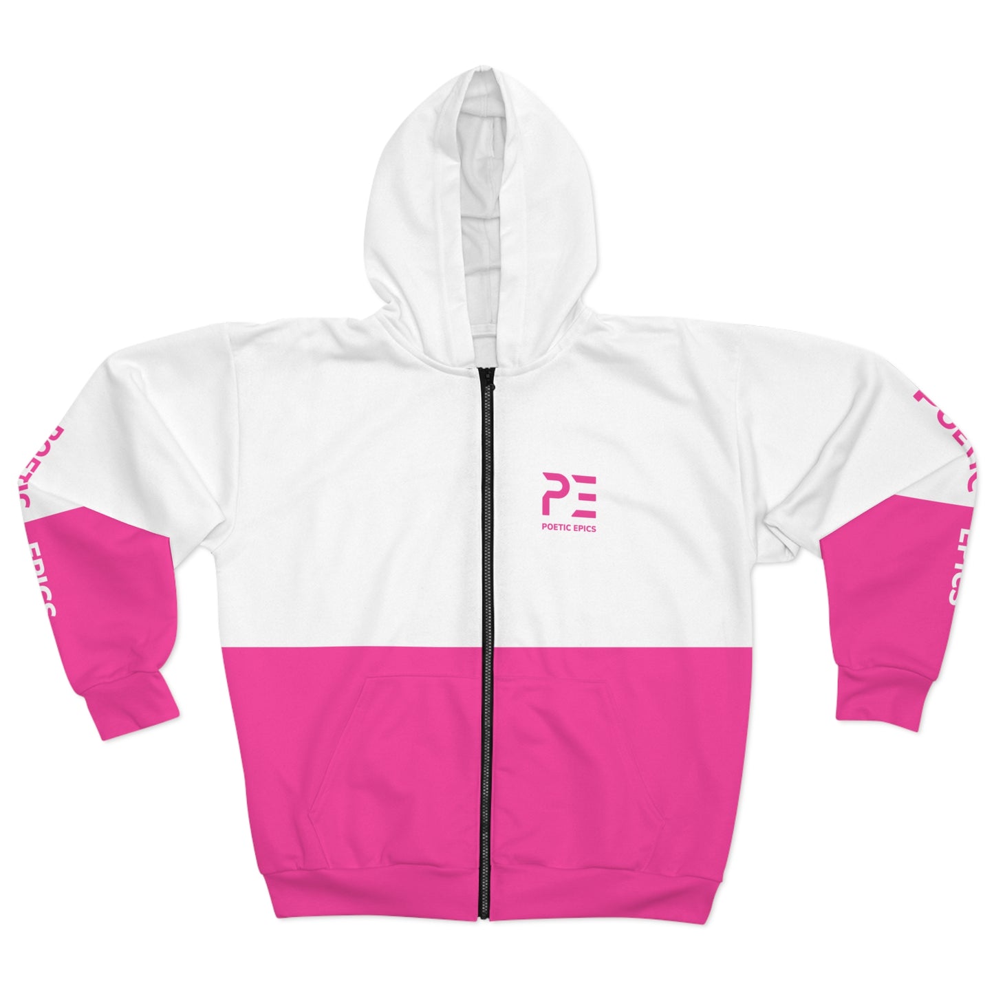 Unisex 'Dipped' Hoodie - Pink