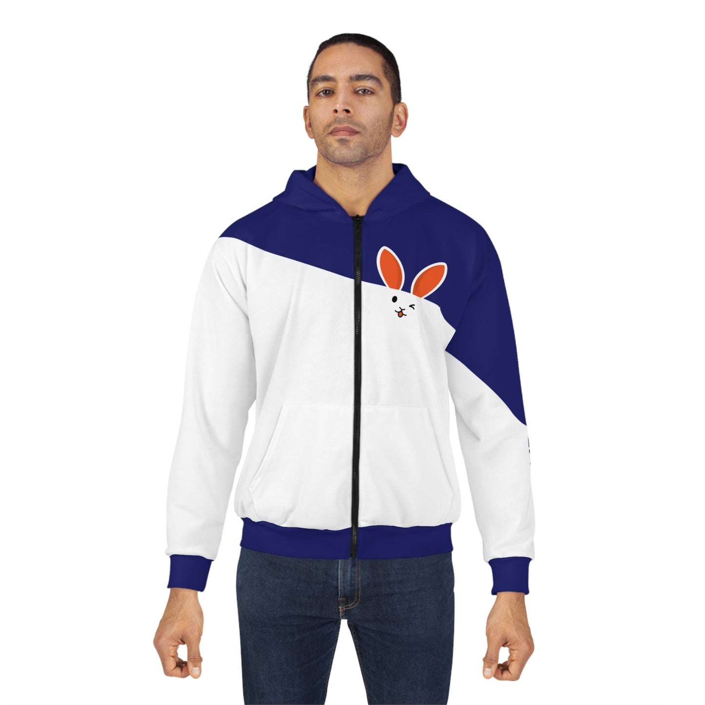 Unisex 'Bad Bunny' Hoodie - Blue-Violet