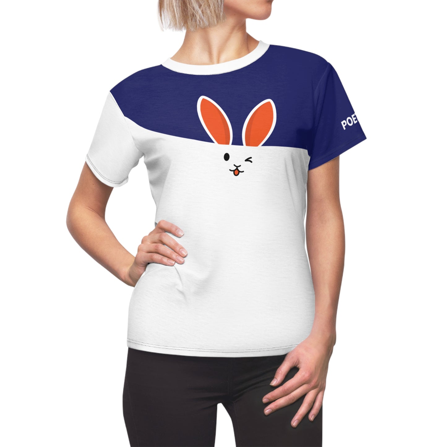 Women's 'Bad  Bunny' Tee - Blue-Violet