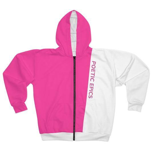 Unisex 'Slice' Hoodie - Pink