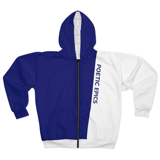 Unisex 'Slice' Hoodie - Blue-Violet